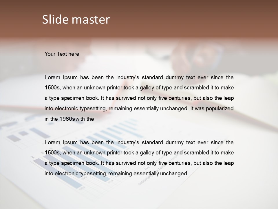 Notepad Paper Human PowerPoint Template