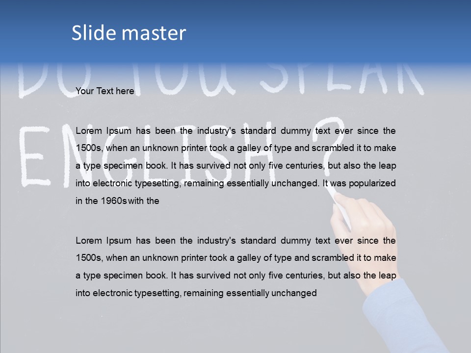 Drawing Billboard University PowerPoint Template