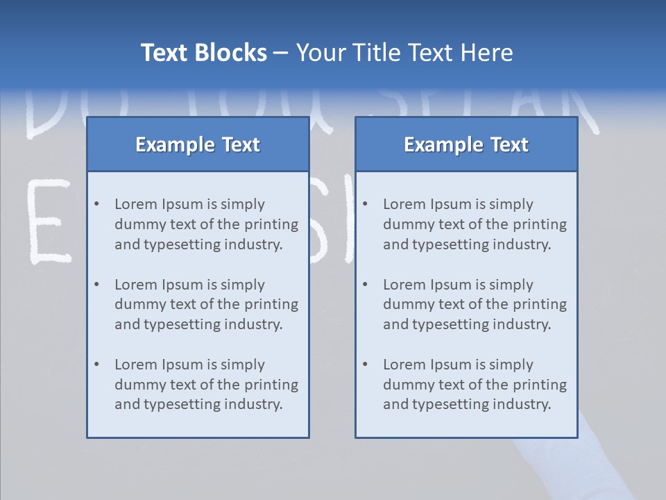 Drawing Billboard University PowerPoint Template