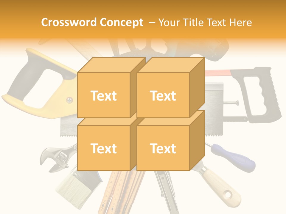 Nails Improvement Saw PowerPoint Template