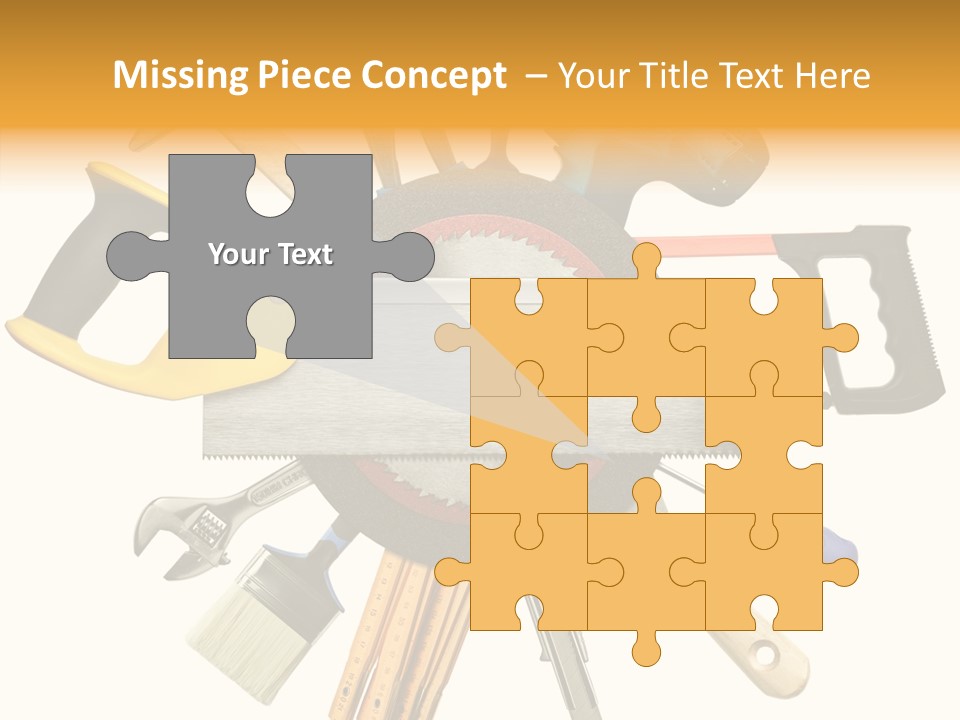 Nails Improvement Saw PowerPoint Template