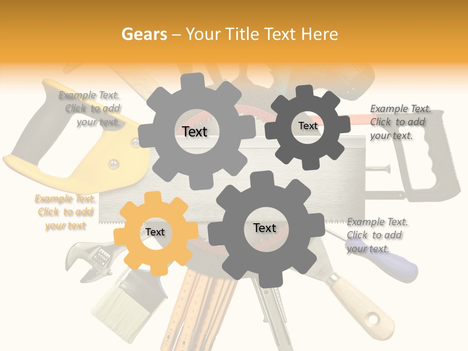 Nails Improvement Saw PowerPoint Template