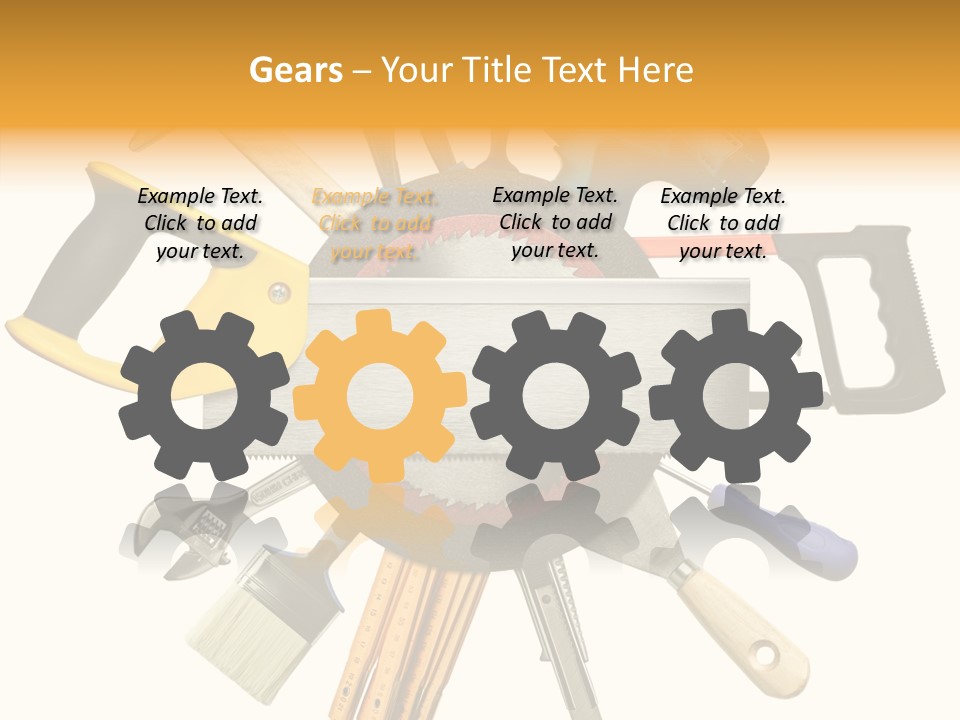 Nails Improvement Saw PowerPoint Template