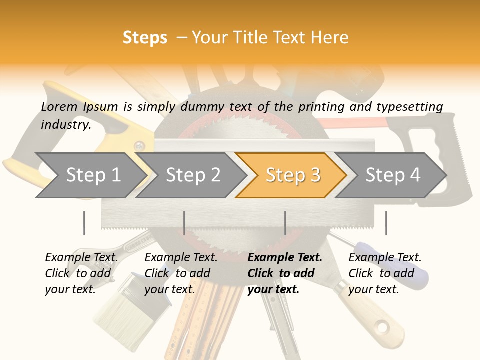 Nails Improvement Saw PowerPoint Template