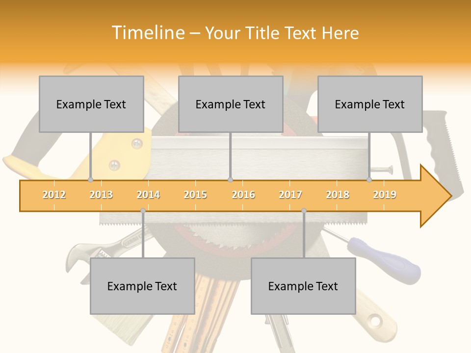 Nails Improvement Saw PowerPoint Template