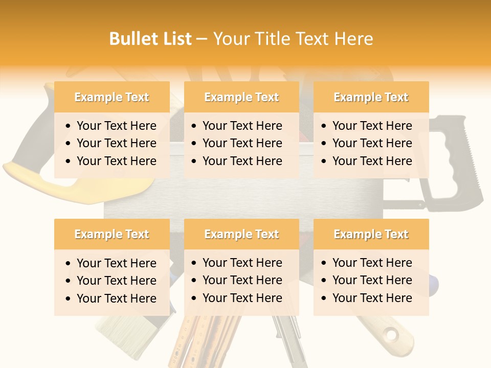 Nails Improvement Saw PowerPoint Template
