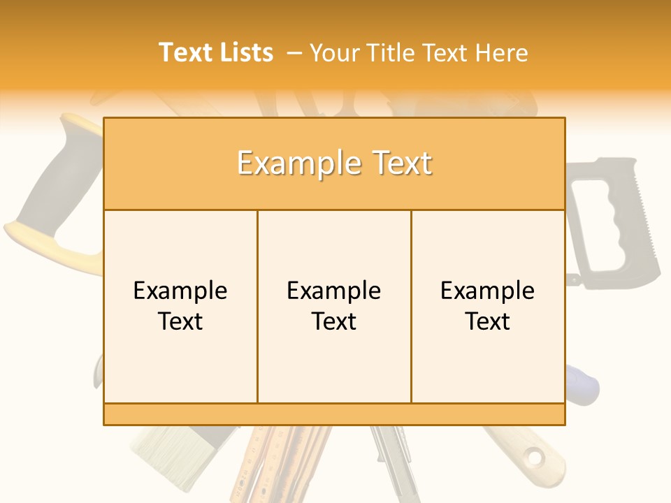Nails Improvement Saw PowerPoint Template