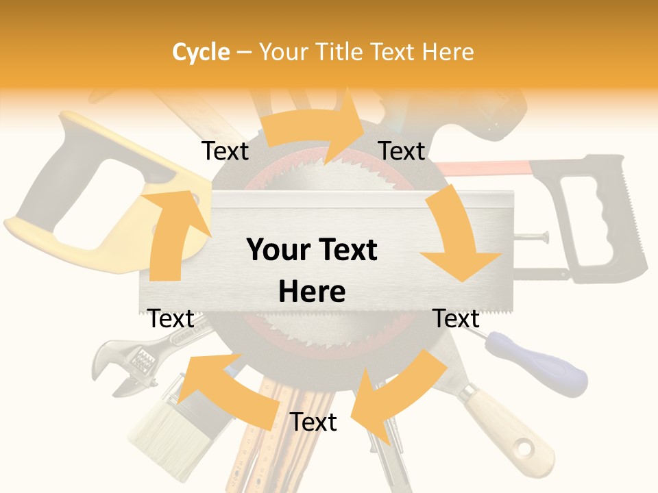Nails Improvement Saw PowerPoint Template