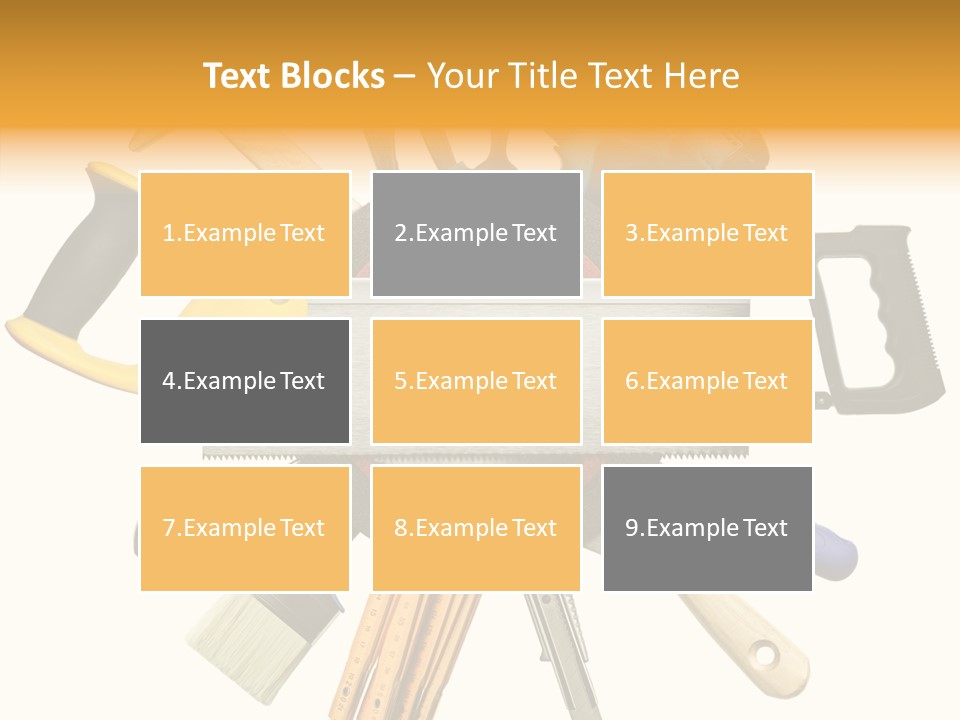 Nails Improvement Saw PowerPoint Template
