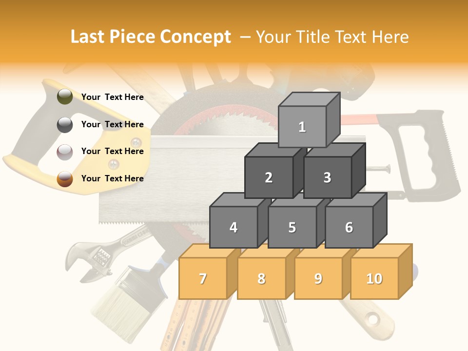 Nails Improvement Saw PowerPoint Template