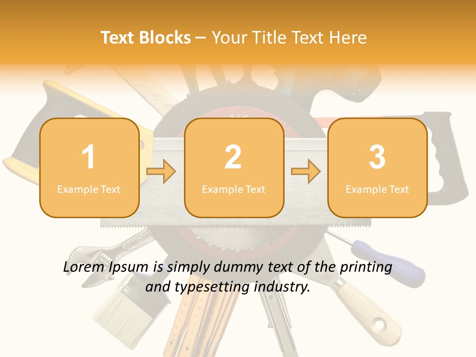 Nails Improvement Saw PowerPoint Template