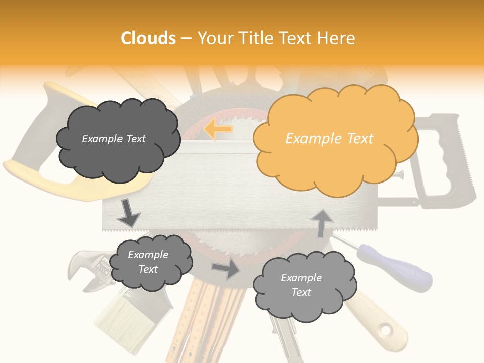 Nails Improvement Saw PowerPoint Template