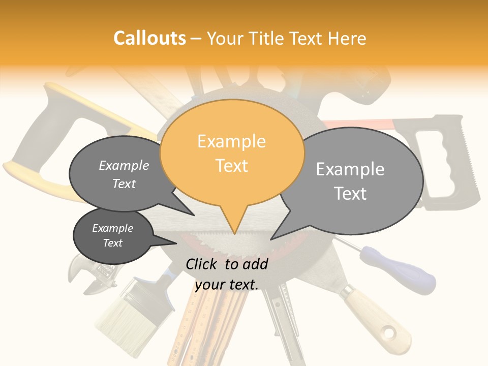 Nails Improvement Saw PowerPoint Template