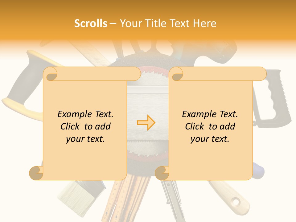 Nails Improvement Saw PowerPoint Template