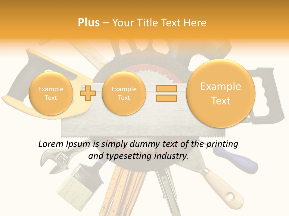 Nails Improvement Saw PowerPoint Template