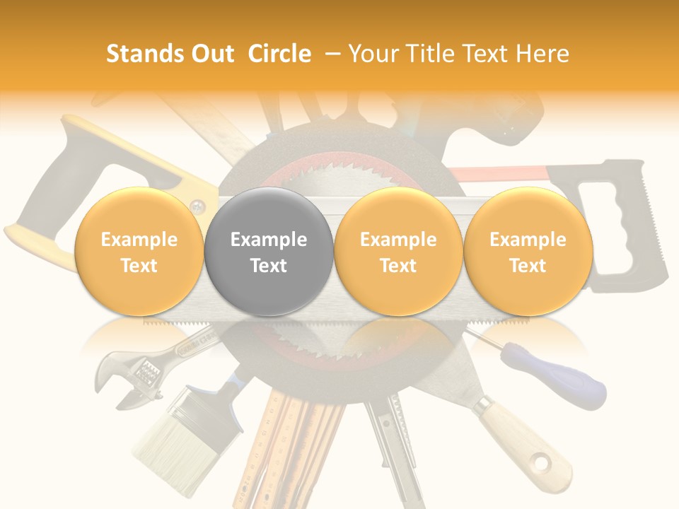 Nails Improvement Saw PowerPoint Template