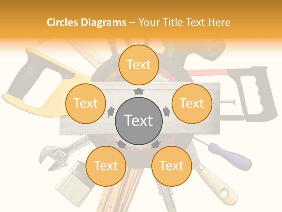 Nails Improvement Saw PowerPoint Template