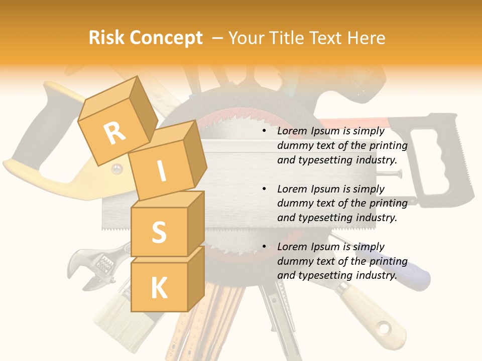 Nails Improvement Saw PowerPoint Template