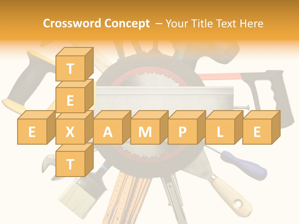 Nails Improvement Saw PowerPoint Template