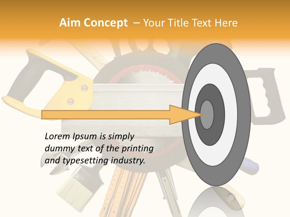 Nails Improvement Saw PowerPoint Template