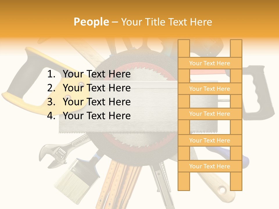 Nails Improvement Saw PowerPoint Template
