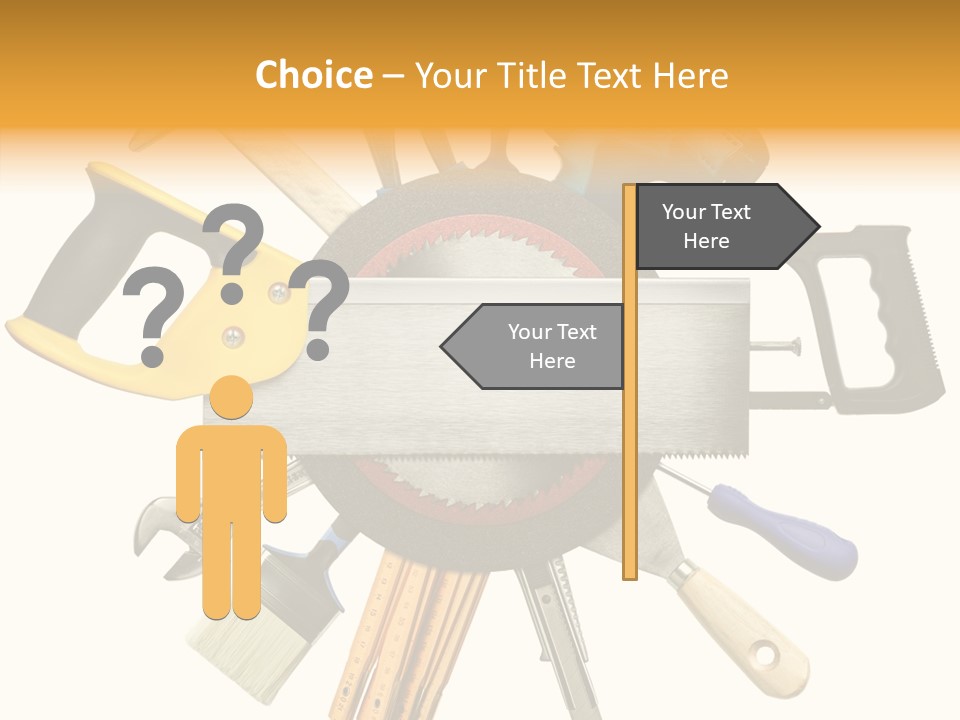 Nails Improvement Saw PowerPoint Template
