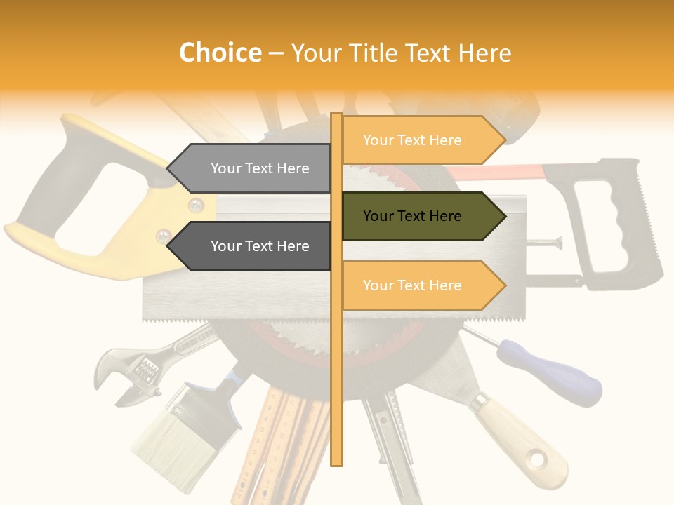 Nails Improvement Saw PowerPoint Template