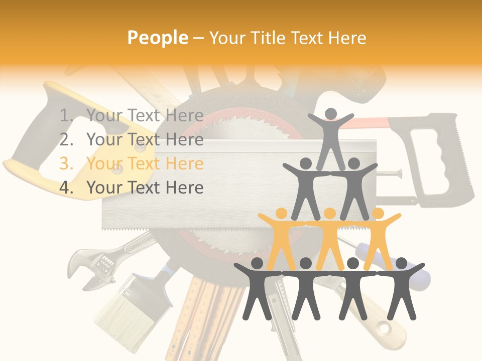 Nails Improvement Saw PowerPoint Template