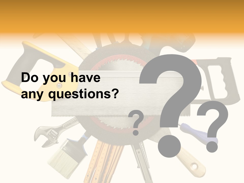 Nails Improvement Saw PowerPoint Template