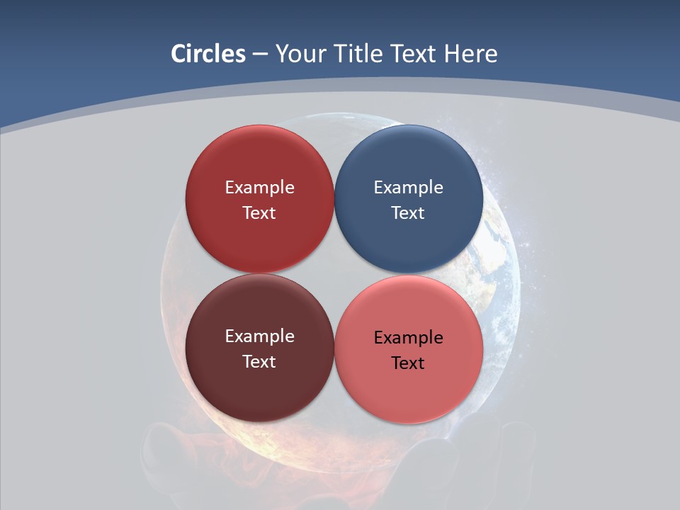 Crisis Global Space PowerPoint Template