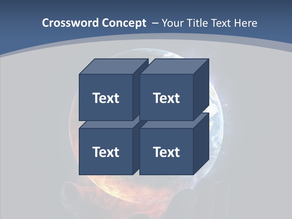 Crisis Global Space PowerPoint Template