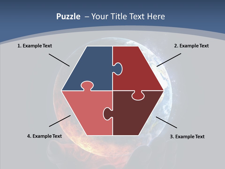 Crisis Global Space PowerPoint Template