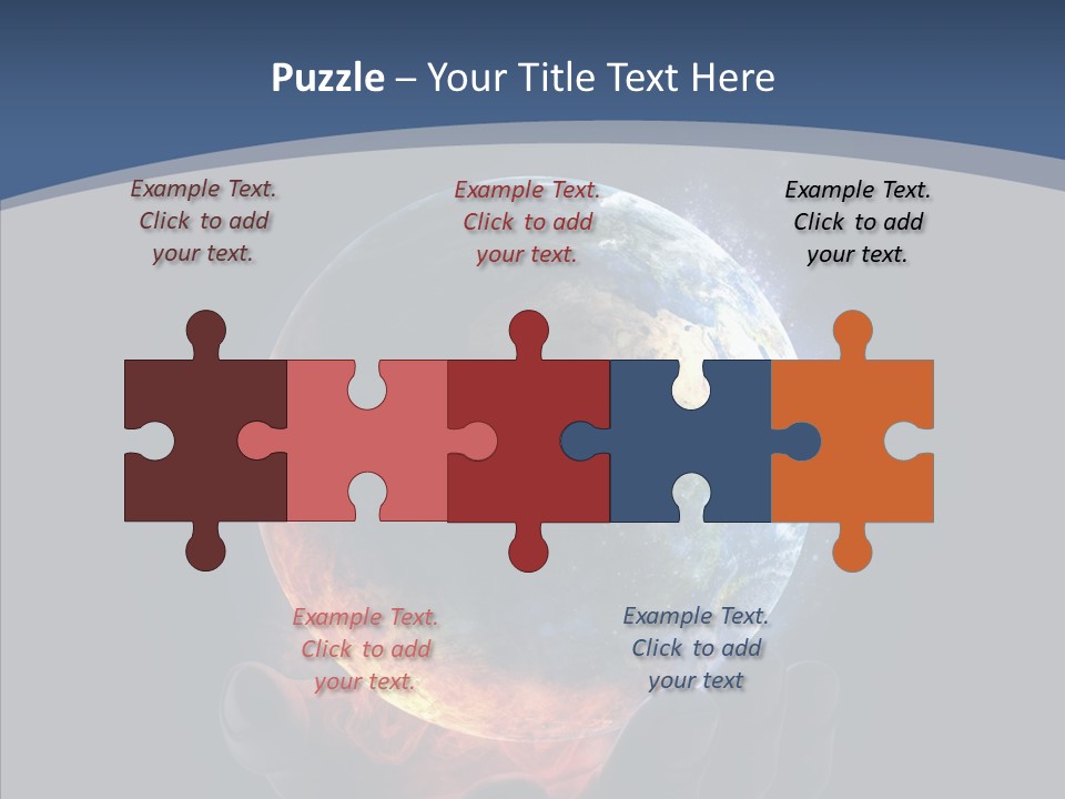 Crisis Global Space PowerPoint Template