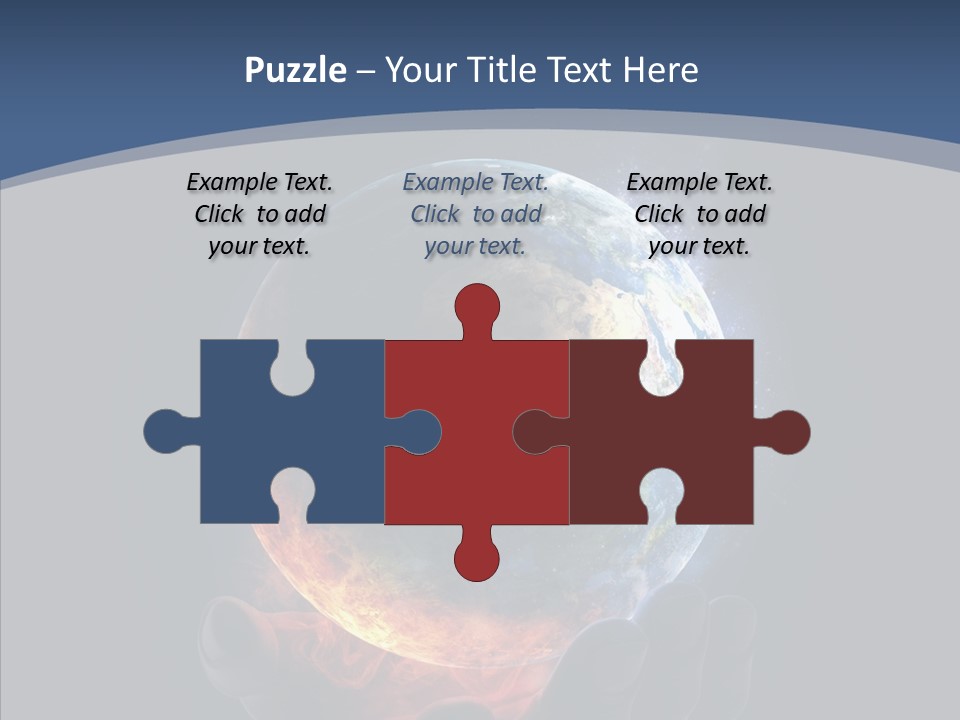 Crisis Global Space PowerPoint Template