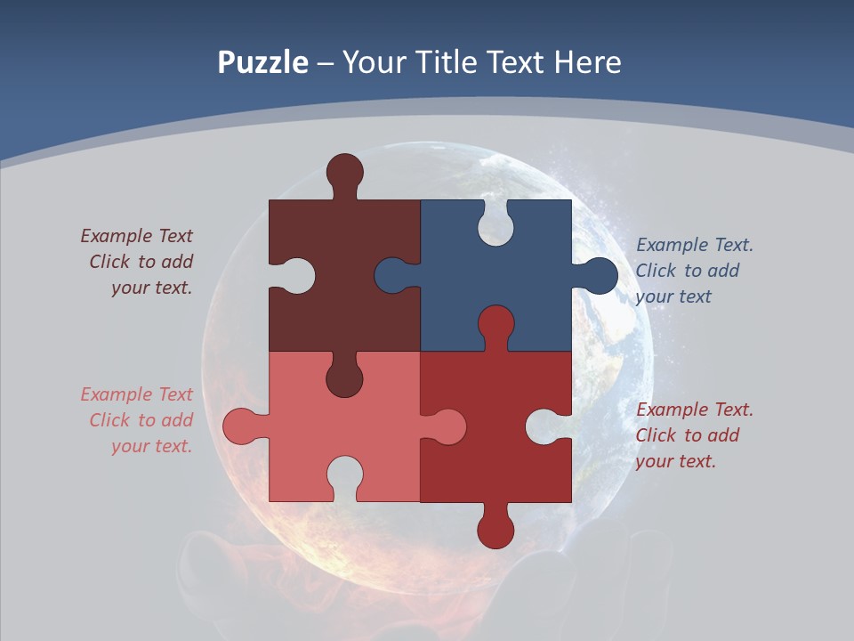 Crisis Global Space PowerPoint Template