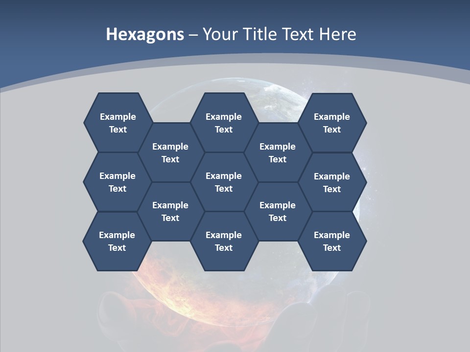 Crisis Global Space PowerPoint Template