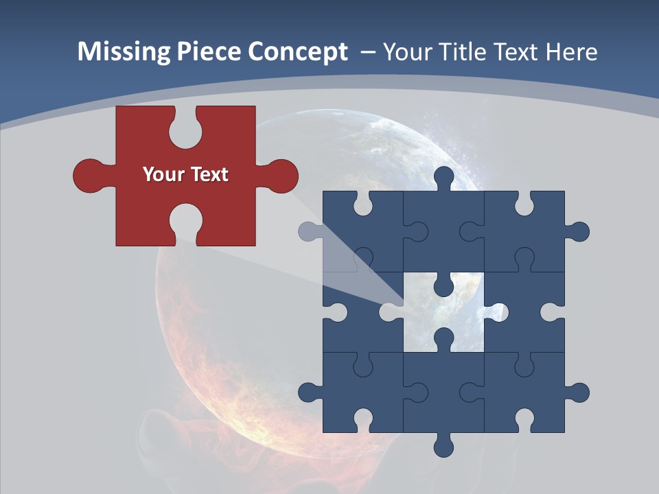 Crisis Global Space PowerPoint Template