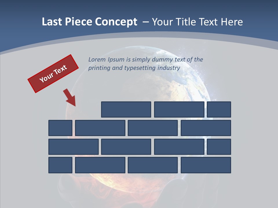 Crisis Global Space PowerPoint Template