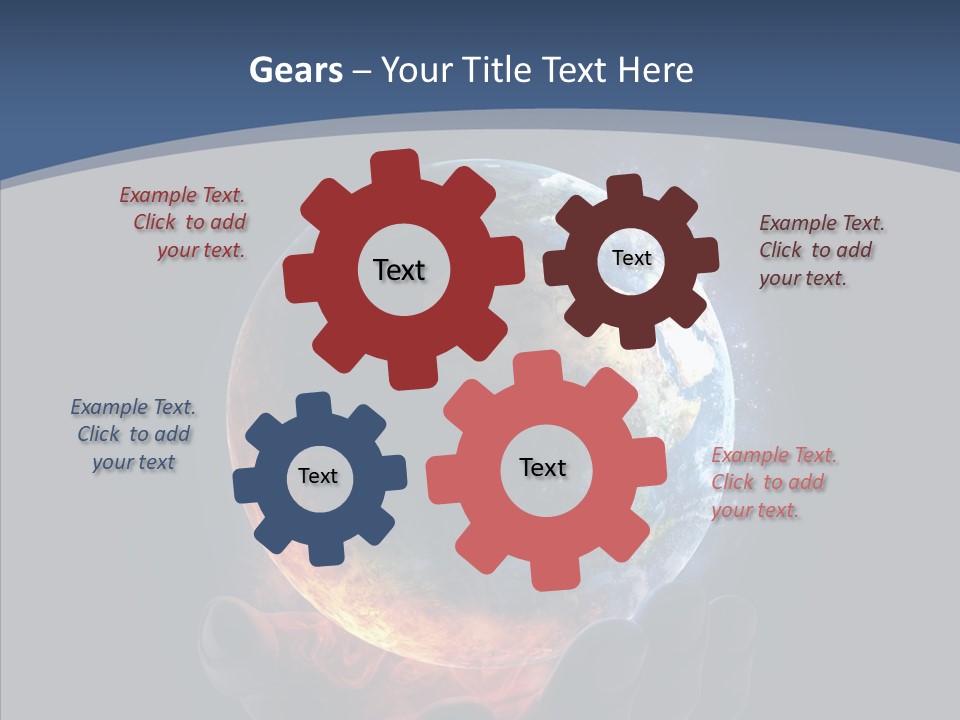 Crisis Global Space PowerPoint Template