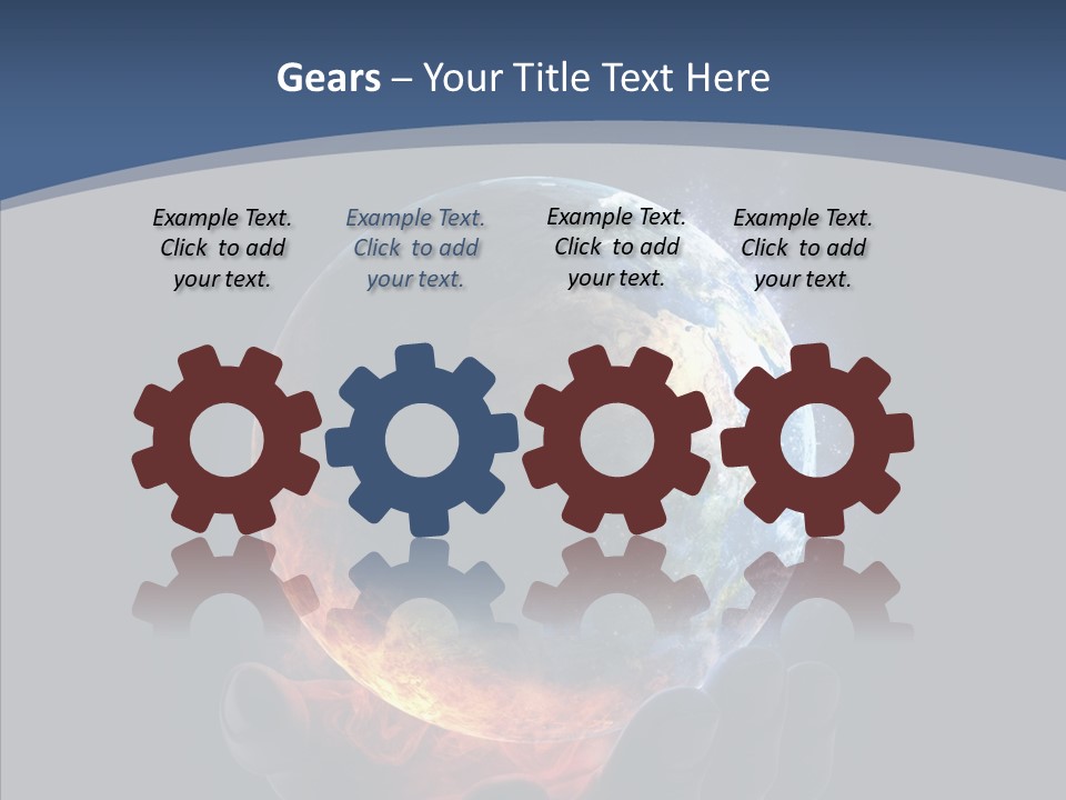 Crisis Global Space PowerPoint Template