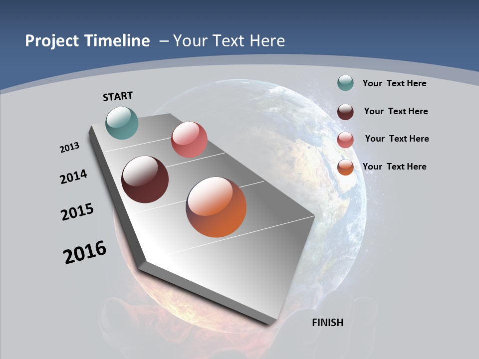 Crisis Global Space PowerPoint Template