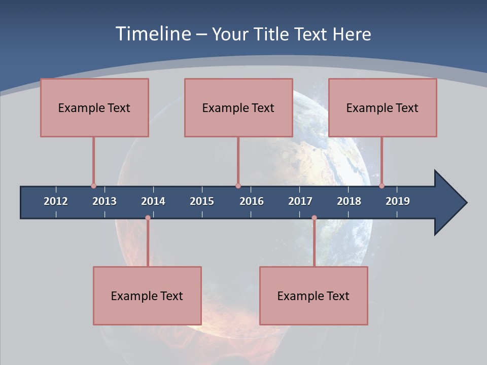Crisis Global Space PowerPoint Template