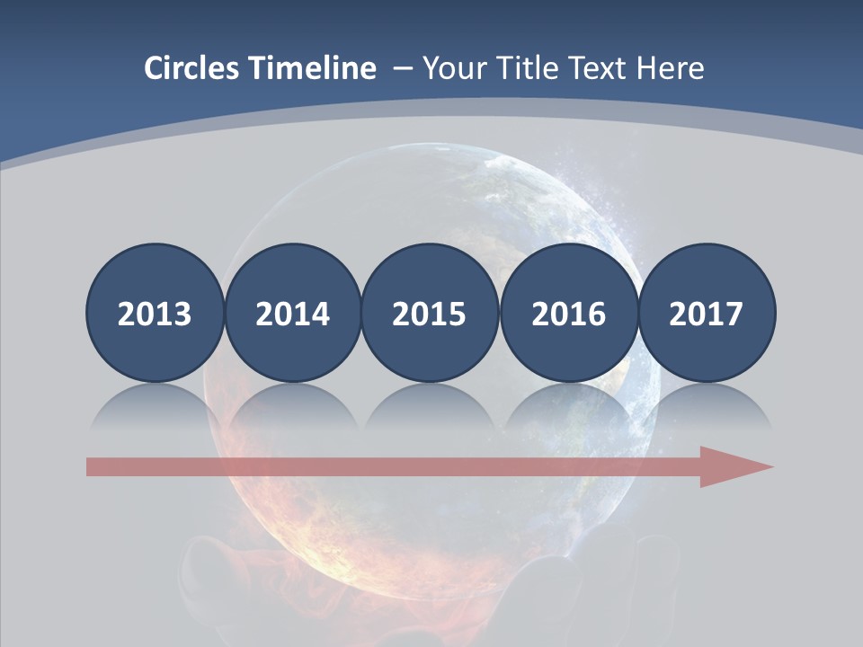 Crisis Global Space PowerPoint Template