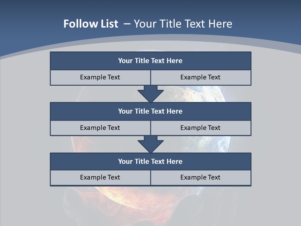 Crisis Global Space PowerPoint Template