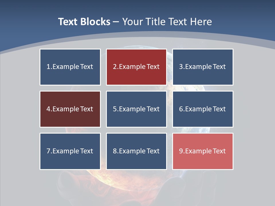 Crisis Global Space PowerPoint Template