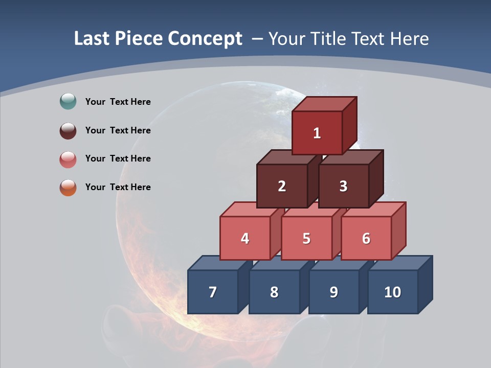 Crisis Global Space PowerPoint Template