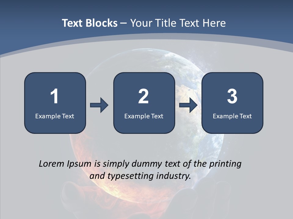 Crisis Global Space PowerPoint Template