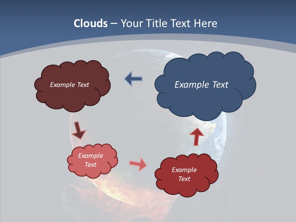 Crisis Global Space PowerPoint Template