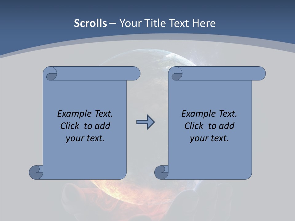 Crisis Global Space PowerPoint Template
