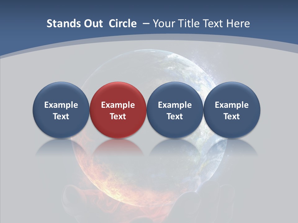Crisis Global Space PowerPoint Template